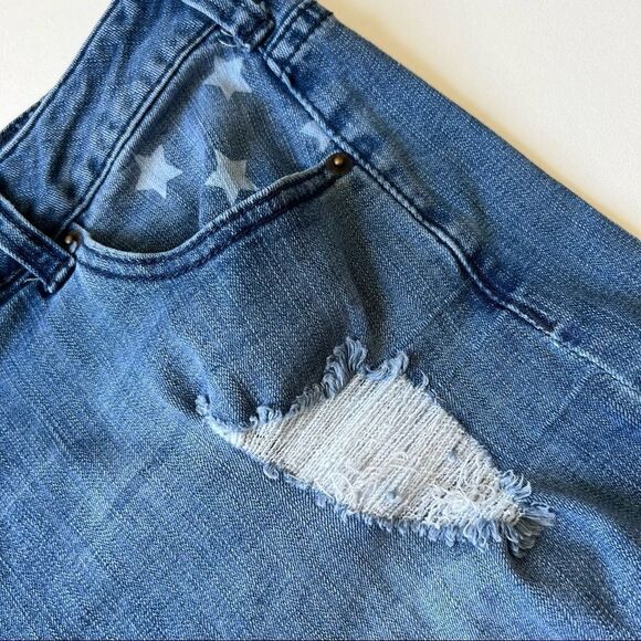 Lane Bryant Weekend Raw Hem Denim Short Size 24 - Picture 5 of 10